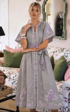 NWT Julia Amory Coatue Caftan Midi Dress Sz. XL